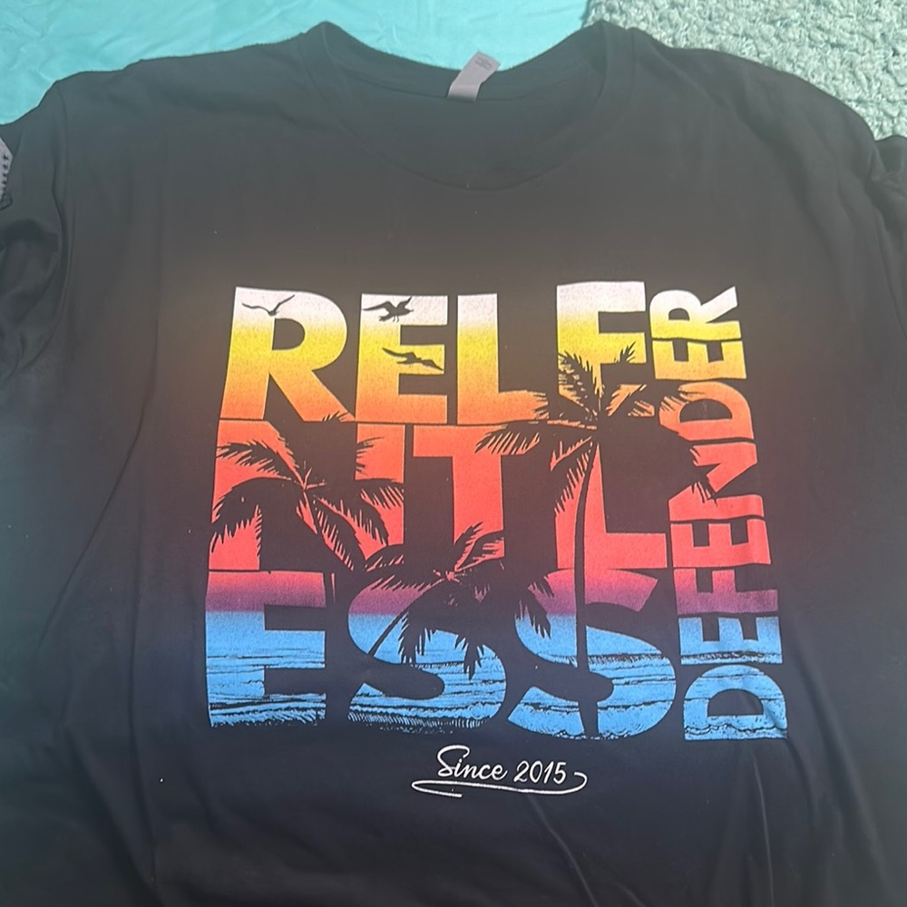 ReLEntless Defender Black Graphic T-Shirt